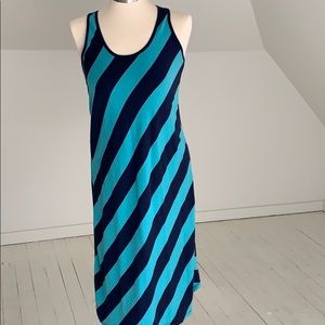 Medium Lilla P racer back stripe dress